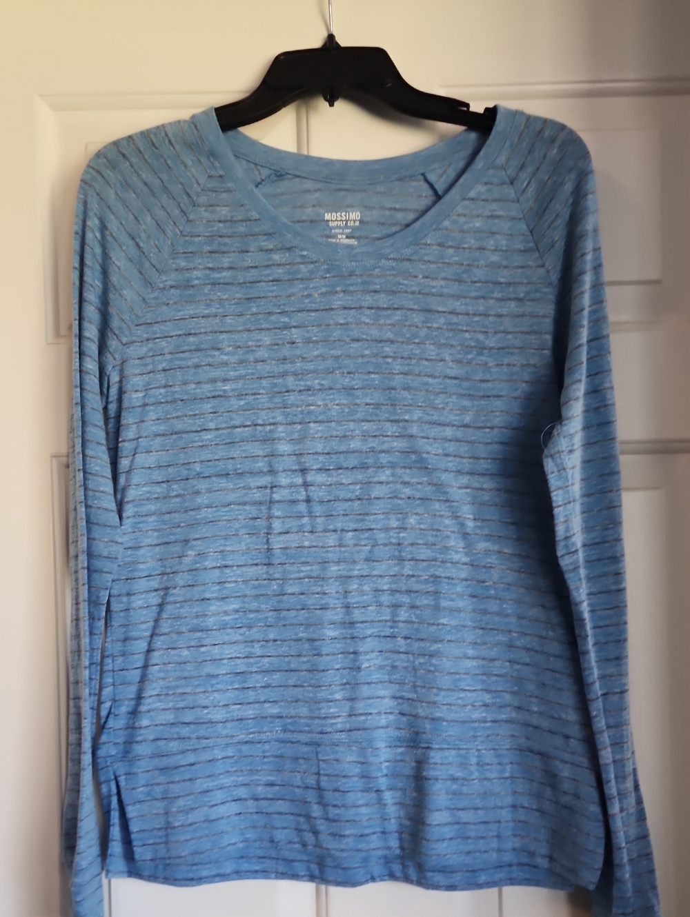 Mossimo Supply Co. Light Blue Striped Women's Sweater